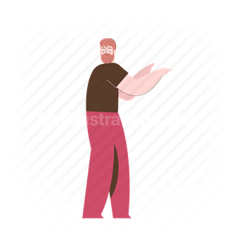 Download gesture, pointing man, man, male, person- Anatomy scene builder